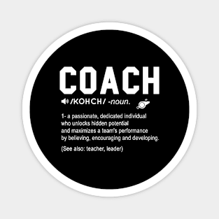 Coach Appreciation Coach Definition, Gift For Coach Magnet